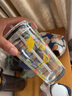 乐唯诗（NERVISHI） 玻璃杯吸管杯可爱少女网红奶茶杯女杯子带盖早餐杯牛奶杯咖啡杯 乐美吸管杯【琥珀】带把 530ml 1只 实拍图