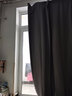 诺罗高精密窗帘全遮光灰色遮阳隔热防晒北欧轻奢简约现代客厅卧室飘窗 高精密灰色布四爪钩款 2米*2.5米 1片 挂钩式 实拍图
