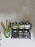 维艾（Newair）调料盒套装家用组合装调味料收纳盒厨房调味罐调料瓶调料罐子盐罐 7件：3调味罐+3储物罐+双层架 实拍图