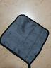 洗车毛巾不掉毛吸水加厚内不留痕抹布汽车用品工具擦车布专用毛巾 30*30cm 3条装 实拍图