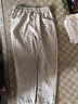 ZGHG棉麻小脚裤女夏季薄款好看新款宽松哈伦裤百搭显瘦休闲九分裤子潮 卡其色【68%人选择】 XL 建议【116-125】斤 实拍图