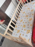 爱美舍（Aimeishe）拼接床榉木床带护栏小孩床实木小床宝宝加宽婴儿原木床 三面护栏+环保椰棕床垫原木色 168*88*40实木床（可定制） 实拍图