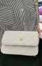 帕米琪（PAMIQI）品牌超火小包包女夏2023新款潮时尚链条包小众网红菱格单肩斜挎包 米白色大号（能放下手机） 晒单实拍图