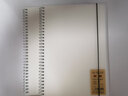 申士 SHEN SHI B5/80张 透明封面螺旋本软抄本 空白页记事本笔记本子 线圈本子 1本空白款J8518-2 实拍图
