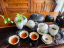 琅庭琊坊 汝窑功夫茶具套装家用高档办公室茶壶盖碗中式茶杯泡茶壶整套 汝窑大套组【国色天香-大】月白款-送六君子 实拍图