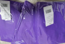 博沃 雨衣加厚一次性成人儿童男女通用透明外套便携式户外徒步雨披套装 紫色 实拍图