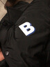 熊猫·本（ben.panda）棉服男潮牌翻领宽松休闲秋冬工装棉衣多穿情侣外套 黑色（A款) 2XL 实拍图