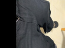 至涛 裤子男夏季牛仔裤直筒宽松薄款复古阔腿美式高街复古休闲长裤子 黑（皮带款） 3XL ( 建议150-170斤可穿 ) 实拍图