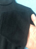 茄克斯 半高领毛衣男士秋冬季新款修身保暖针织衫男打底毛衫男装上线衣 黑色 XL 实拍图