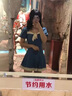 雁莎泳衣女新款温泉遮肚显瘦小胸连体游泳衣女夏仙女范韩ins学生 蓝色 L（98-115） 实拍图
