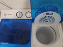 海飞（haifei）10公斤半自动双缸双桶尔波轮洗衣机大容量老人家用宿舍出租房半自动双桶洗衣机洗脱一体 蓝色 实拍图