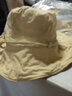 圣丹美冬帽子女渔夫帽夏天韩版潮百搭遮阳帽防晒太阳帽春秋软大沿秋冬季帽 卡其色 可调节 实拍图