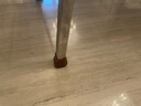 五十夜（WELLSH）椅子脚垫桌椅凳子脚垫椅子脚套静音凳子腿保护套脚垫硅胶防滑贴方 JT01小号方形咖色24个 实拍图