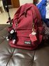 酷咖书包男女ins潮牌背包学生个性百搭双肩包大容量防划耐磨电脑包 红色【带猩猩挂件】 实拍图
