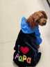 宠物圈（PETCIRCLE）秋季冬季狗狗衣服泰迪衣服宠物服饰狗衣服宠物泰迪狗狗衣服小型犬 爱心款蓝色 M适合背长33CM胸围45CM重8-10斤 实拍图