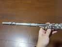 星海长笛乐器C调镀银笛子16键闭孔入门早教U型管白铜双笛头初学考级 XF-130型双笛头款【加全套配件】 实拍图