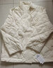 深呼吸DEEP BREATH女装立领中长款棉服上衣外套女【附腰带】A400926 白 L (4码) 实拍图