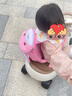 诺狐儿童书包幼儿园男孩女生宝宝防走失背包轻盈柔软透气防泼水易清洗 粉兔【中号，含防走失绳】 实拍图