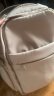ELECOM多功能透明双肩包痛包学生书包登机包电脑包旅行背包防泼水 奶咖色M  可收纳14英寸电脑 晒单实拍图