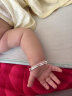 中国黄金 龙年宝宝银手镯婴儿对镯999足银新生儿宝宝银饰儿童银镯子实心 一对纯999银龙宝宝镯 25±1g 实拍图