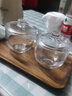 哲韵 耐热钢化玻璃杯可微波炉牛奶杯早餐杯奶茶杯麦片杯咖啡杯大容量 470ml+梅花玻璃盖 实拍图