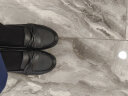 宜驰（EGCHI）女鞋子单中老年妈妈鞋子女士皮鞋乐福鞋 H7523 黑色 36 实拍图
