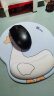 镭拓（Rantopad）TOTO 硅胶手腕托圆形护腕鼠标垫 白鹅 实拍图