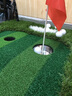 诺诗登（ROUHILDY）高尔夫推杆练习器室内家用练习地毯办公室高尔夫球多球道果岭套装 0.75mX3m果岭+配件(无推杆) 实拍图