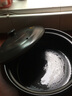 NUOLIKES 陶瓷砂锅火锅燃气灶电磁炉家用猪肚鸡煲汤锅大容量耐高温炖菜锅 黑色款+导热片+24cm木勺 6500ml 实拍图