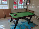 哈野家用台球桌子成人可折叠式儿童斯诺克桌球台美式中黑八家庭桌球桌 6尺 台球乒乓二合一（英式+美式） 实拍图