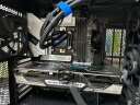 爱国者（aigo）YOGO K1钛灰色 超高兼容性 9风扇位 电脑机箱  E-ATX/ATX主板/360水冷/钢化玻璃全侧/4090显卡 实拍图
