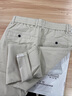 罗蒙休闲裤男2025秋冬季九分裤男士修身商务百搭直筒裤子宽松百搭男装 米白色九分裤 32 (130-140斤) 实拍图