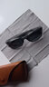 雷朋（RayBan）太阳镜男女款枕形渐变墨镜偏光开车司机镜0RB2132F可定制礼物 64503R透明灰镜框蓝色偏光镜片 尺寸55 实拍图