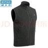 迪卡侬（DECATHLON）抓绒马甲男女秋保暖摇粒绒背心抓绒衣开衫冲锋衣内胆MH120 男款-黑色 2XL 实拍图