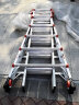 雷都捷特（LittleGiant）美国小巨人梯子家用伸缩梯人字梯加厚铝合金梯子多功能脚手架工程梯直梯 15426(人字梯(3.2m；直梯6.43m) 晒单实拍图