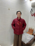 恒源祥中年妈妈冬装保暖中式国风红色羽绒服中老年人女装衣服鸭绒厚外套 实拍图