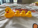 趣然宝宝洗澡玩具小黄鸭儿童泳池戏水捏捏叫发声网红小鸭子男女孩婴儿 8号港鸭【3只装】 实拍图