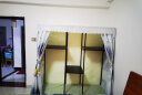 安尔雅简易衣柜出租房家用卧室现代大衣橱结实稳固组装钢板布衣柜 晒单实拍图