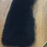 进口大狐狸毛领方领毛领子真狐狸毛皮草围脖黑色整皮翻领衣服通用 黑色 实拍图