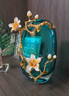 尊奈尔新中式琉璃花瓶摆件玄关饰品时尚轻奢客厅桌面工艺品乔迁礼物 大号 实拍图