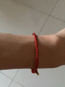 XD可调节手链绳男女生红绳情侣款编织红绳可穿串转运珠子牛皮绳钢丝绳 3mm-钢丝款-红色(珠子孔径需大于4mm) 实拍图