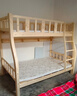 筱环【送货上门包安装】上下床儿童实木床上下铺双层小孩高低子母床 单梯款+床垫+书架 上铺宽100下铺宽120-全实木 实拍图