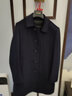 雅戈尔（YOUNGOR）大衣男单排扣外套修身版商务大衣羊毛羊绒混纺面料羽绒内胆大衣 藏青 M 170/92A 实拍图