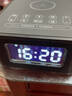 美时（homtime）蓝牙音箱家用多功能u盘收音机闹钟时钟手机无线充电音响桌面电子闹钟大音量新款酒店同款 黑色 插电源使用 实拍图