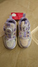 芭比童鞋女童运动鞋女童二棉鞋儿童冬鞋旋钮扣加绒鞋子DA6603紫色28码 实拍图