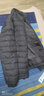鸭鸭（YAYA）冬装轻薄羽绒服男立领修身轻型短款保暖运动外套KLZ 梦幻灰色 2XL /185 实拍图