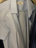 HLA海澜之家短袖衬衫男夏短袖男柔软纯色商务挺括正装衬衣男 实拍图
