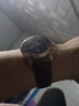 罗宾尼【品质严选】手表男士全自动机械表休闲超薄防水品牌腕表商务皮带 玫壳-黑面皮带款 实拍图