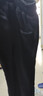 凡迪时尚裤子男秋季新款休闲裤男潮流韩版直筒大码长裤宽松抽绳束脚裤 冬季加绒22309（黑色） XL （120-140斤左右） 实拍图
