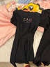 百图betu女装夏新款连衣裙时髦肌理收腰荷叶边连衣裙女2303T95 绿色 M 实拍图